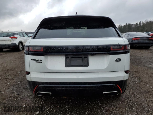 2019 Land Rover Range Rover Velar R-Dynamic HSE with VIN SALYM2FX0KA222812, listed as a Copart auction lot 83140394 with 115,447 mi miles and Salvage Title. Bid and sale history available at carsss.com. Image 6.