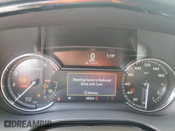 2021 Cadillac XT5 FWD Luxury with VIN 1GYKNAR46MZ127028, listed as a Copart auction lot 47555235 with 48,364 mi miles and Salvage Title. Bid and sale history available at carsss.com. Image 9.