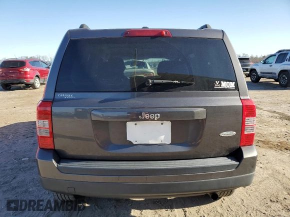 2017 Jeep Patriot Latitude with VIN 1C4NJPFB4HD102927, listed as a Copart auction lot 49469325 with 84,335 mi miles and Salvage Title. Bid and sale history available at DreamBid. Image 6.