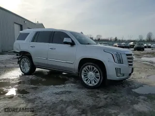 2015 Cadillac Escalade Platinum with VIN 1GYS4PKJ1FR722054, listed as a Copart auction lot 48218065 with 193,041 mi miles and Salvage Title. Bid and sale history available at carsss.com. Image 14.