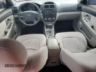 2007 Kia Spectra EX with VIN KNAFE121675438264, listed as a Copart auction lot 75255394 with 173,102 mi miles and Salvage Title. Bid and sale history available at carsss.com. Image 8.