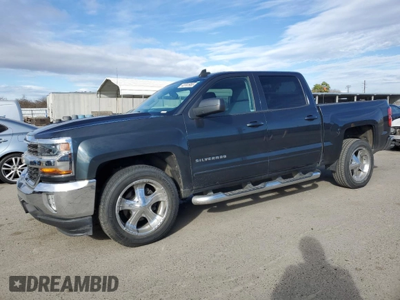 2018 Chevrolet Silverado 1500 LT with VIN 3GCPCREC6JG337086, listed as a Copart auction lot 43741955 with 87,783 mi miles and Salvage Title. Bid and sale history available at DreamBid. Image 1.