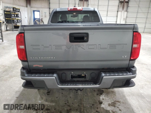 2022 Chevrolet Colorado 2WD LT with VIN 1GCHSCEA3N1155224, listed as a Copart auction lot 54318215 with 58,480 mi miles and Clean Title. Bid and sale history available at carsss.com. Image 6.