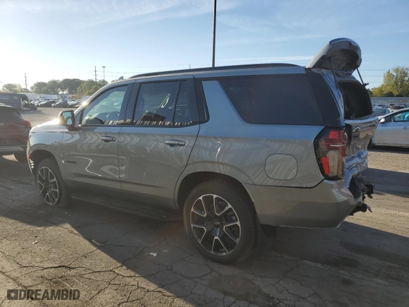2024 Chevrolet Tahoe RST with VIN 1GNSKRKD2RR223261, listed as a Copart auction lot 73225044 with 10,258 mi miles and Salvage Title. Bid and sale history available at carsss.com. Image 2.