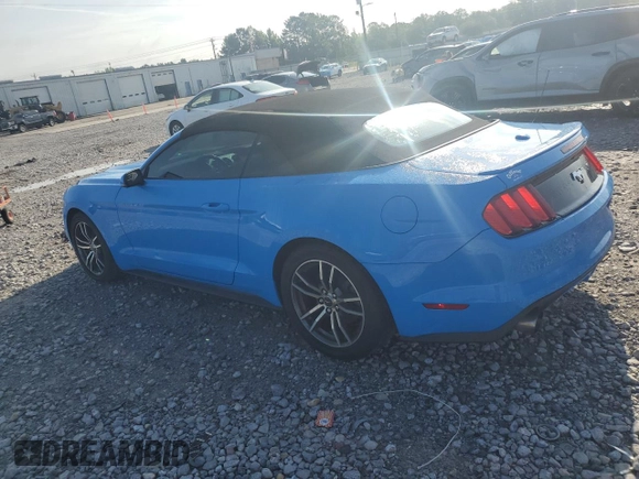 2017 Ford Mustang EcoBoost Premium с VIN 1FATP8UH4H5296037, выставлен на аукционе Copart как лот 61166595 с пробегом 50 282 миль миль и Списание • Salvage title. История ставок и продаж доступна на DreamBid. Изображение 2.