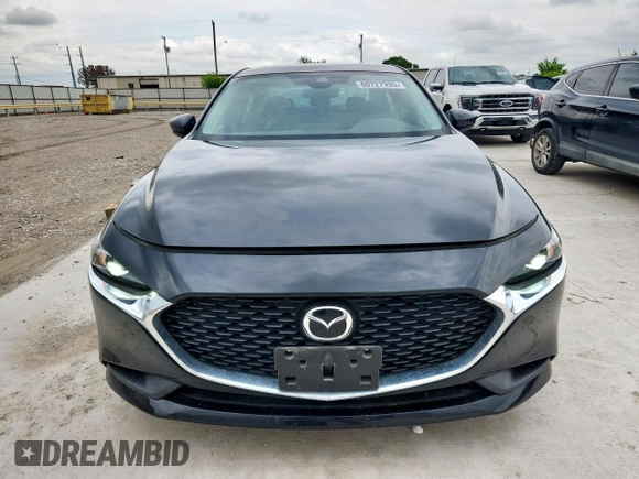 2022 Mazda 3 S with VIN 3MZBPAAL7NM304933, listed as a Copart auction lot 60727995 with 27,642 mi miles and Salvage title. Bid and sale history available at DreamBid. Image 5.