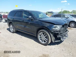 2024 Dodge Durango GT Plus with VIN 1C4RDJDG9RC192555, listed as a IAAI auction lot 42703867 with 36,329 mi miles and . Bid and sale history available at DreamBid. Image 1.