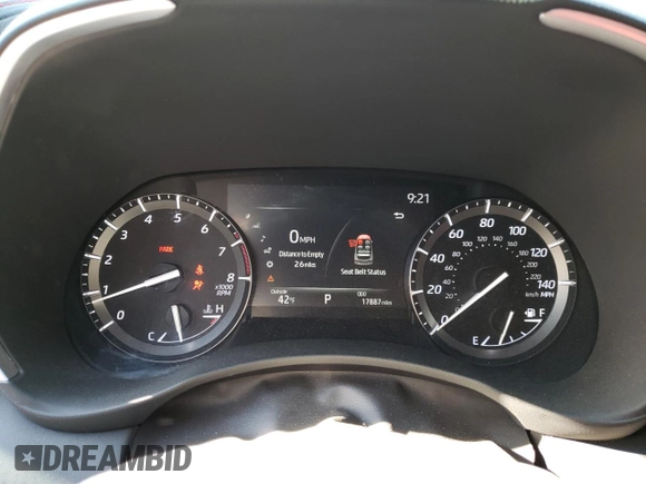 2021 Toyota Highlander XSE with VIN 5TDJZRBH9MS128001, listed as a Copart auction lot 46701225 with 17,887 mi miles and Salvage title. Bid and sale history available at DreamBid. Image 9.