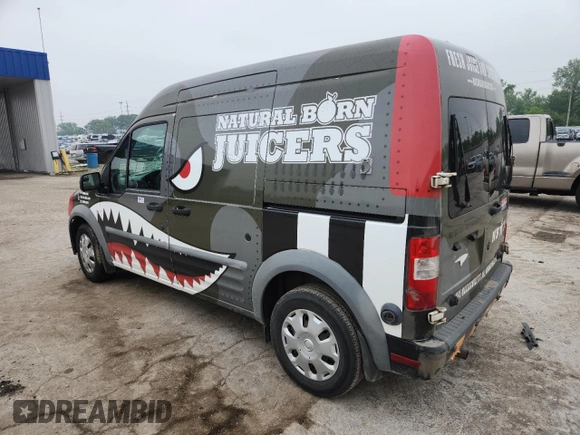 2011 Ford Transit Connect XLT with VIN NM0LS7DN9BT069791, listed as a Copart auction lot 59962725 with 228,380 mi miles and Salvage title. Bid and sale history available at DreamBid. Image 2.
