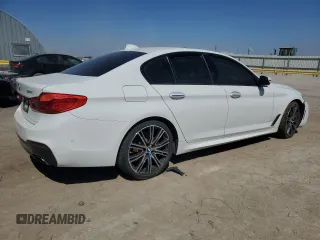 2017 BMW 5 Series 540i with VIN WBAJE5C38HG914859, listed as a Copart auction lot 50628155 with Not provided miles and Salvage title. Bid and sale history available at DreamBid. Image 3.