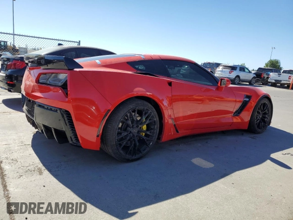 2018 Chevrolet Corvette Z06 1LZ with VIN 1G1YN2D65J5600170, listed as a Copart auction lot 57647814 with 38,226 mi miles and Salvage Title. Bid and sale history available at carsss.com. Image 3.