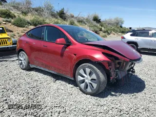 2024 Tesla Model Y Long Range с VIN 7SAYGDEE2RF988958, выставлен на аукционе Copart как лот 58066795 с пробегом 26 356 миль миль и Списание • Salvage title. История ставок и продаж доступна на DreamBid. Изображение 4.