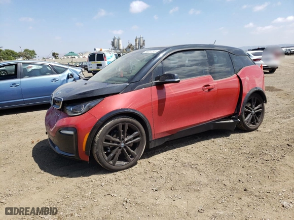 2019 BMW i3 s with VIN WBY8P8C5XK7D09667, listed as a Copart auction lot 56337243 with 32,750 mi miles. Bid and sale history available at carsss.com. Image 1.