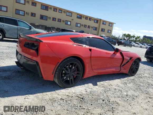 2019 Chevrolet Corvette 1LT with VIN 1G1YB2D72K5121028, listed as a Copart auction lot 57628095 with 70,565 mi miles and Non repairable. Bid and sale history available at DreamBid. Image 3.