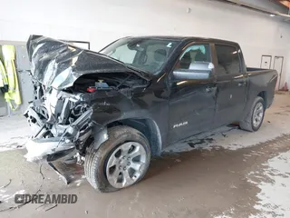 2022 Ram 1500 Big Horn with VIN 1C6RRFFG3NN345917, listed as a IAAI auction lot 41673735 with 33,972 mi miles. Bid and sale history available at carsss.com. Image 17.