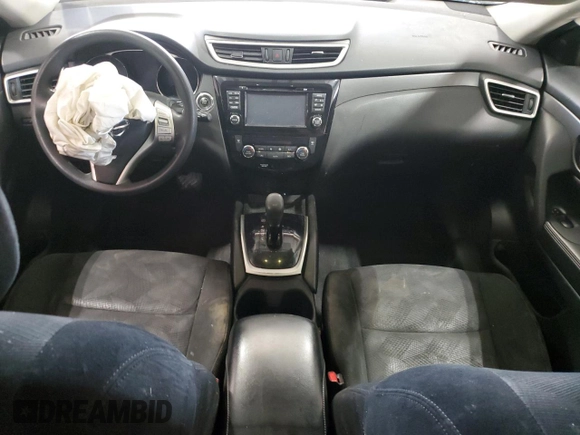 2016 Nissan Rogue SV with VIN 5N1AT2MV0GC873569, listed as a Copart auction lot 53288555 with 0 mi miles and Salvage Title. Bid and sale history available at carsss.com. Image 8.
