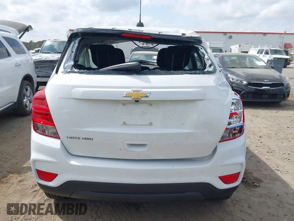2020 Chevrolet Trax LS with VIN KL7CJNSB2LB065279, listed as a IAAI auction lot 41920404 with 53,608 mi miles. Bid and sale history available at carsss.com. Image 16.