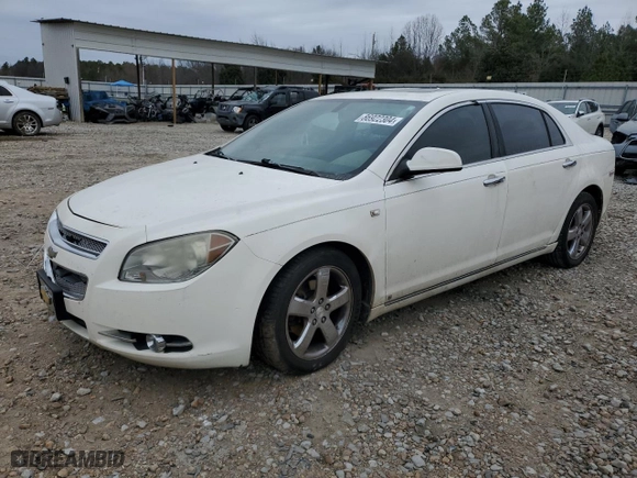 2008 Chevrolet Malibu LTZ with VIN 1G1ZK57B38F279077, listed as a Copart auction lot 86922304 with 295,793 mi miles and Salvage Title. Bid and sale history available at carsss.com. Image 1.