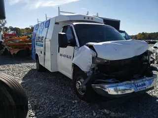 2017 Chevrolet Express Commercial z VIN 1HA3GRCG1HN008561, wystawiony jako Copart lot #72548193 z przebiegiem 123 026 mil mil oraz Szkoda całkowita • Salvage title. Historia ofert i sprzedaży dostępna na DreamBid. Obrazek 15.