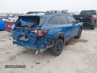 2023 Subaru Outback Wilderness with VIN 4S4BTGUD6P3174990, listed as a IAAI auction lot 41726816 with 15,317 mi miles and . Bid and sale history available at DreamBid. Image 4.