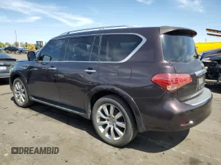 2012 Infiniti QX56 8-passenger with VIN JN8AZ2NC4C9317535, listed as a Copart auction lot 69211014 with 157,117 mi miles and Clean Title. Bid and sale history available at carsss.com. Image 2.