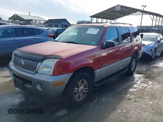 2002 Mercury Mountaineer Convenience z VIN 4M2ZU86W12ZJ16791, wystawiony jako IAAI lot #41749193 z przebiegiem 167 878 mil mil oraz . Historia ofert i sprzedaży dostępna na DreamBid. Obrazek 2.
