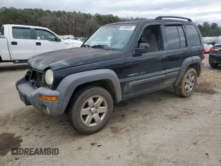 2003 Jeep Liberty Sport with VIN 1J4GK48K73W730795, listed as a Copart auction lot 46468005 with 232,292 mi miles and Salvage Title. Bid and sale history available at DreamBid. Image 1.