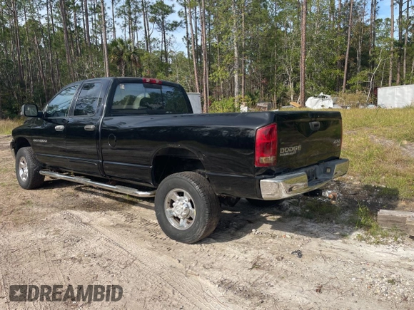 2003 Dodge Ram 2500 ST with VIN 3D7KU28603G709406, listed as a Copart auction lot 84349524 with 0 mi miles and Salvage Title. Bid and sale history available at carsss.com. Image 3.