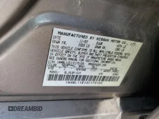 2003 Nissan Altima SE z VIN 1N4BL11E13C175155, wystawiony jako Copart lot #51336565 z przebiegiem 235 454 mil mil oraz Szkoda całkowita • Salvage title. Historia ofert i sprzedaży dostępna na DreamBid. Obrazek 13.