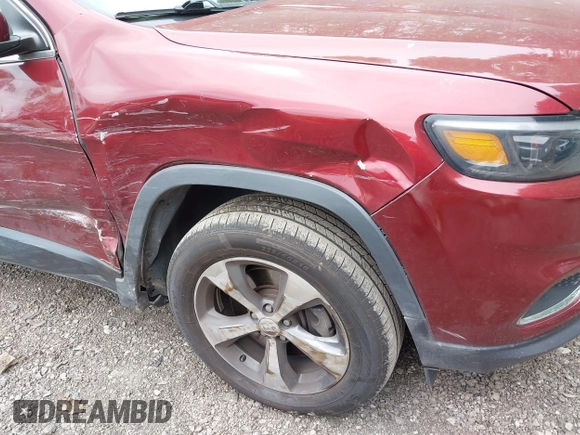 2019 Jeep Cherokee Limited with VIN 1C4PJMDX3KD235353, listed as a IAAI auction lot 42356341 with 104,109 mi miles and . Bid and sale history available at DreamBid. Image 6.