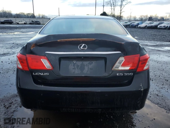 2007 Lexus ES 350 with VIN JTHBJ46G472095032, listed as a Copart auction lot 88281145 with 75,443 mi miles and Salvage Title. Bid and sale history available at carsss.com. Image 6.