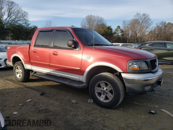 2001 Ford F-150 XLT with VIN 1FTRW08W01KD52354, listed as a Copart auction lot 42524255 with Not provided miles and Non repairable. Bid and sale history available at DreamBid. Image 4.