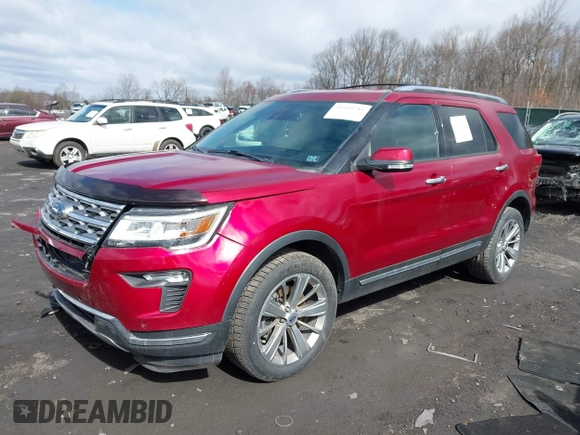 2018 Ford Explorer Limited with VIN 1FM5K8FH4JGA95498, listed as a IAAI auction lot 41949286 with 107,562 mi miles and . Bid and sale history available at carsss.com. Image 17.