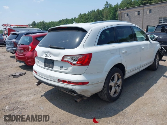 2012 Audi Q7 Premium Plus with VIN WA1LMAFE8CD008395, listed as a IAAI auction lot 42389891 with 157,131 mi miles and . Bid and sale history available at DreamBid. Image 4.