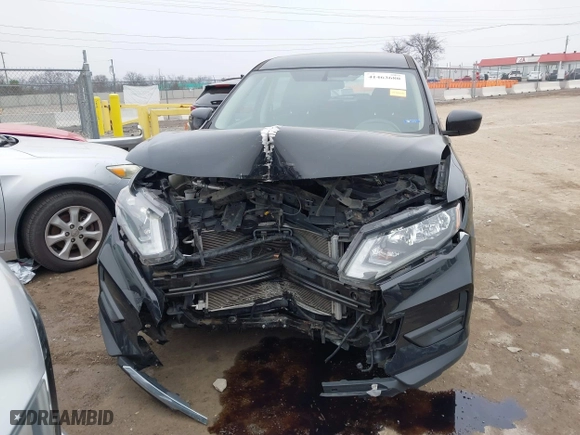 2017 Nissan Rogue SL with VIN 5N1AT2MV5HC783397, listed as a IAAI auction lot 41463680 with 104,245 mi miles. Bid and sale history available at carsss.com. Image 12.
