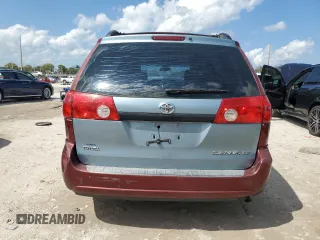 2006 Toyota Sienna CE with VIN 5TDZA23C96S452816, listed as a Copart auction lot 50562405 with 215,949 mi miles and Salvage Title. Bid and sale history available at carsss.com. Image 6.