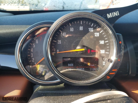 2017 MINI Hardtop 4 Door Cooper S with VIN WMWXU3C34H2D33408, listed as a Copart auction lot 71986674 with 75,953 mi miles and Salvage Title. Bid and sale history available at carsss.com. Image 9.
