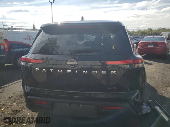 2022 Nissan Pathfinder S with VIN 5N1DR3AC9NC236567, listed as a Copart auction lot 73466574 with Not provided miles and Salvage title. Bid and sale history available at DreamBid. Image 6.