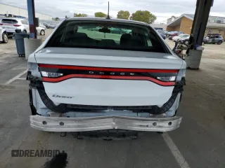 2016 Dodge Dart SE with VIN 1C3CDFAA0GD690593, listed as a Copart auction lot 47416015 with 78,114 mi miles and Salvage Title. Bid and sale history available at DreamBid. Image 6.