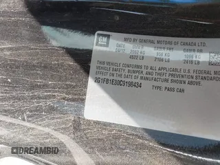 2012 Chevrolet Camaro 1LT z VIN 2G1FB1E30C9198434, wystawiony jako IAAI lot #42049821 z przebiegiem 180 813 mil mil oraz . Historia ofert i sprzedaży dostępna na DreamBid. Obrazek 9.