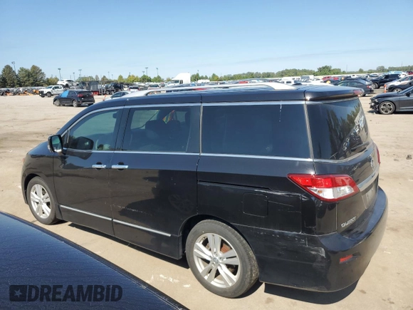 2011 Nissan Quest S with VIN JN8AE2KP9B9000626, listed as a Copart auction lot 70140114 with 146,352 mi miles and Salvage Title. Bid and sale history available at carsss.com. Image 2.