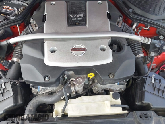 2008 Nissan 350Z Touring with VIN JN1BZ36A08M850394, listed as a IAAI auction lot 42063210 with 108,249 mi miles. Bid and sale history available at carsss.com. Image 10.