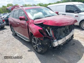 2019 Nissan Pathfinder S with VIN 5N1DR2MN7KC636291, listed as a IAAI auction lot 42094010 with 72,973 mi miles and . Bid and sale history available at DreamBid. Image 1.