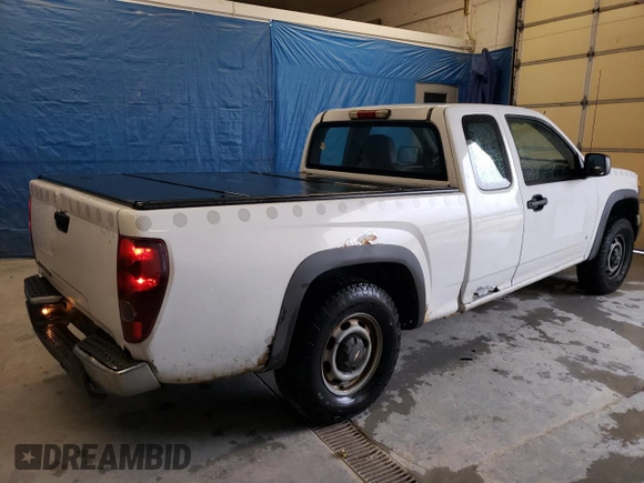 2007 Chevrolet Colorado Work Truck with VIN 1GCDT19E078161506, listed as a Copart auction lot 80374074 with 129,456 mi miles and Clean Title. Bid and sale history available at carsss.com. Image 3.
