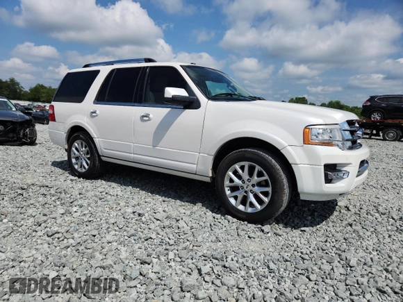 2017 Ford Expedition Limited with VIN 1FMJU1KT3HEA72147, listed as a Copart auction lot 64715705 with 136,876 mi miles and Clean title. Bid and sale history available at DreamBid. Image 4.