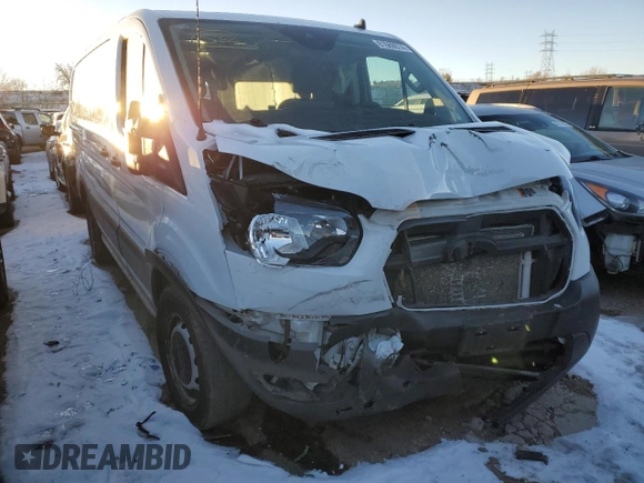 2023 Ford Transit Cargo with VIN 1FTYE1Y82PKA59019, listed as a Copart auction lot 81669074 with 56,345 mi miles and Salvage Title. Bid and sale history available at DreamBid. Image 4.