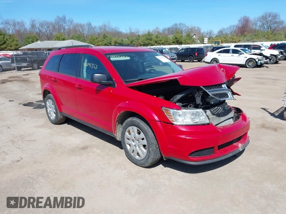 2016 Dodge Journey SE with VIN 3C4PDCAB2GT165839, listed as a IAAI auction lot 42045161 with 147,007 mi miles and . Bid and sale history available at DreamBid. Image 1.
