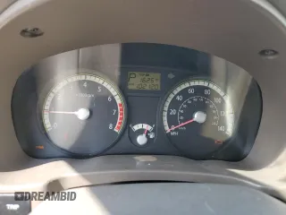 2009 Kia Rio LX with VIN KNADE223X96439445, listed as a Copart auction lot 54619335 with 102,120 mi miles and Salvage Title. Bid and sale history available at DreamBid. Image 9.
