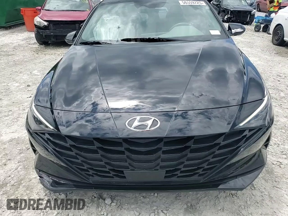 2023 Hyundai Elantra SEL with VIN KMHLS4AG6PU524083, listed as a Copart auction lot 56559725 with 38,435 mi miles and Salvage title. Bid and sale history available at DreamBid. Image 14.