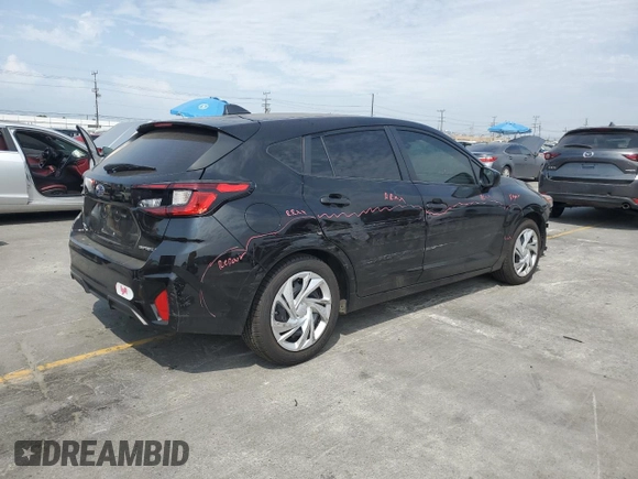 2024 Subaru Impreza with VIN JF1GUABCXR8258921, listed as a Copart auction lot 58564825 with 41,764 mi miles and Salvage title. Bid and sale history available at DreamBid. Image 3.